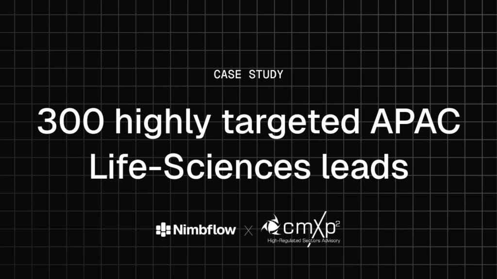 300 highly target apac life sciences leads